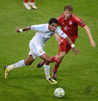 FUSSBALL INTERNATIONAL  CHL Viertelfinale 11/12:  FC Bayern Muenchen - Olympic Marseille