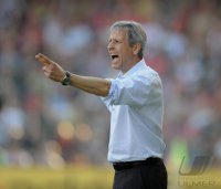 Fussball 1. Bundesliga  Saison 2011/2012:  Trainer Lucien Favre (Borussia Moenchengladbach)
