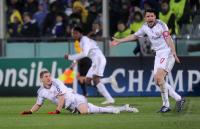 FUSSBALL  International CHL 09/10 :  AC Florenz - FC Bayern  Muenchen