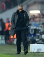 FUSSBALL INTERNATIONAL  CHL HALBFFINALE 11/12: Trainer Jose Mourinho (Real Madrid)