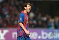 FUSSBALL INTERNATIONAL  CHL Viertelfinale 11/12: Lionel Messi (Barca)