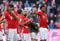 Fussball 1. Bundesliga Saison 2016/2017: FC Bayern Muenchen - Hamburger SV