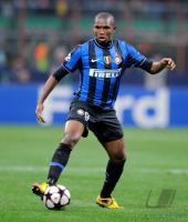 FUSSBALL  International CHL 09/10  : Samuel Eto'o , Eto  (Inter)