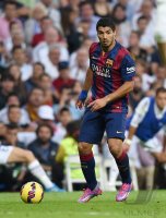 Fussball Primera Division El Clasico 14/15: Luis Suarez (Barca)