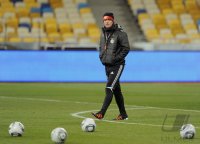 Fussball Training  der Deutsche Nationalmannschaft in Kiew