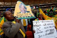 FUSSBALL WM 2010, Eroeffnungsspiel VORRUNDE:  Suedafrika - Mexiko