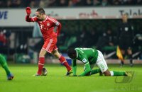 Fussball, 1. Bundesliga  Saison 2013/2014: SV Werder Bremen - FC Bayern Muenchen