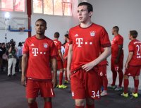 Fussball 1. Bundesliga 2015/2016: Fototermin beim FC Bayern Muenchen