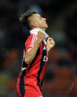 FUSSBALL SERIE A:  Jubel Stephan El Shaarawy (AC Mailand)