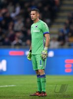 FUSSBALL SERIE A 2017/2018: Torwart Antonio Mirante (FC Bologna)