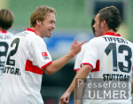 FUSSBALL 1. Bundesliga Stuttgart, HINKEL und TIFFERT