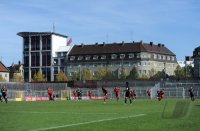 Fussball Regionalliga Sued 2011/2012: Gruenwalder Stadion in Muenchen