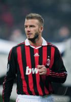 FUSSBALL  International CHL 09/10 : BECKHAM (AC Mailand)