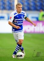 FUSSBALL 2. BUNDESLIGA: MSV Duisburg, WILLI Einzelaktion