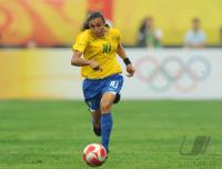FUSSBALL  Olympia 2008   Vorrunde  Frauen   Deutschland - Brasilien