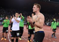 Fussball Europa League Saison 2014/2015: Andre Hahn (Borussia Moenchengladbach)