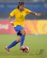 FUSSBALL  Olympia 2008  Peking  Halbfinale Brasilien - Deutschland