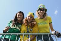 Fussball WM Training Brasilien