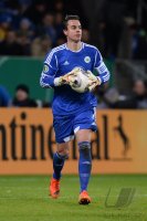 Fussball DFB Pokal Viertelfinale 13/14: Torwart Diego Benaglio (VfL Wolfsburg)