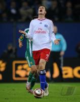 FUSSBALL, EUROPA LEAGUE GRUPPENPHASE: Hamburger SV, JANSEN Einzelaktion