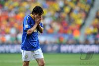 FUSSBALL WM 2010, VIERTELFINALE: Holland - Brasilien