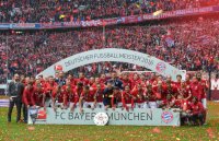 Fussball 1. Bundesliga Saison 15/16: Der FC Bayern feiert seine 26. Deutsche Meisterschaft