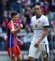 Fussball 1. Bundesliga Saison 14/15: FC Bayern Muenchen - Eintracht Frankfurt