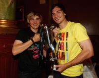 Fussball Europameister U 21 Deutschland:  Championship Party
