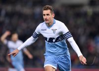 Fussball International Serie A 14/15: JUBEL Miroslav Klose (Lazio Rom)
