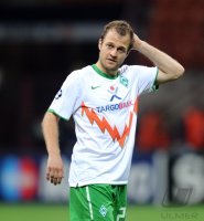 Fussball Champions League  Saison 2010/2011: Daniel Jensen (SV Werder Bremen)
