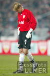 Fussball Uefa-Cup: VfB Stuttgart - Celtic Glasgow, Hildebrand enttaeuscht