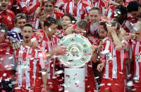 Fussball 1. Bundesliga : FC Bayern Muenchen Deutscher Meister 09/10