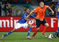 FUSSBALL WM 2010,  Viertelfinale: Holland - Brasilien