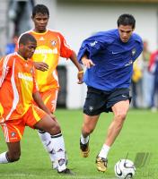 Fussball WM 2006: Trainingsspiel Brasilien-Fluminense Football Club