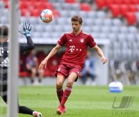 Fussball 1. Bundesliga Saison 21/22: Teampraesentation FC Bayern Muenchen