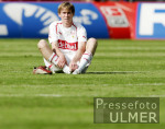 Fussball 1. Bundesliga: Leverkusen - Stuttgart,  Stuttgart enttaeuscht