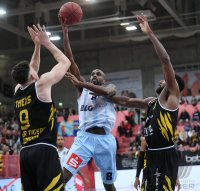 Basketball 1. Bundesliga 17/18 Hauptrunde: Walter Tigers Tuebingen - Eisbaeren Bremerhaven