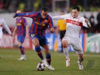 FUSSBALL  International CHL 09/10 :  VfB Stuttgart -  FC Barcelona