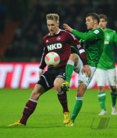 Fussball 1. Bundesliga Saison 12/13: SV Werder Bremen - 1. FC Nuernberg
