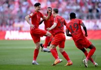 Fussball 1. Bundesliga 23/24: FC Bayern Muenchen - VfL Wolfsburg