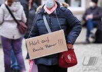 Kundgebung / Demo von Gewerbetreibenden in Rottenburg