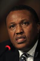 FUSSBALL WM 2010   Abschluss PK   Irvin Khoza (RSA)