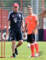 Fussball 1. Bundesliga 12/13: Training beim FC Bayern Muenchen
