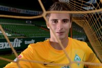 Fussball 1. Bundesliga, Saison 2012/2013, Werder Bremen: Sebastian Mielitz im exklusiven Pressefoto ULMER Fotoshooting