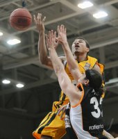 Basketball 1. Bundesliga 2012/2013:  Walter Tigers Tuebingen - ratiopharm Ulm