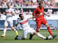 Fussball  1. Bundesliga  13/14: VfB Stuttgart - Bayer Leverkusen