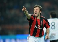 FUSSBALL SERIE A:   Antonio  Cassano (AC Mailand) (AC Mailand ( AC Mailand)