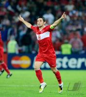FUSSBALL EURO 2008: JUBEL Kahveci (Tuerkei)