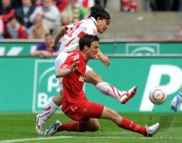 Fussball 1. Bundesliga :  1 FC Koeln - VfB Stuttgart