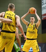 Basketball 2. Bundesliga 2020/2021: Tigers Tuebingen - Tigers Tuebingen - Gladiators Trier